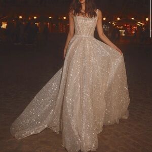 Galia Lahav GIGI Crystal Wedding Gown, Size 40, Sample New With Tags, UNWORN